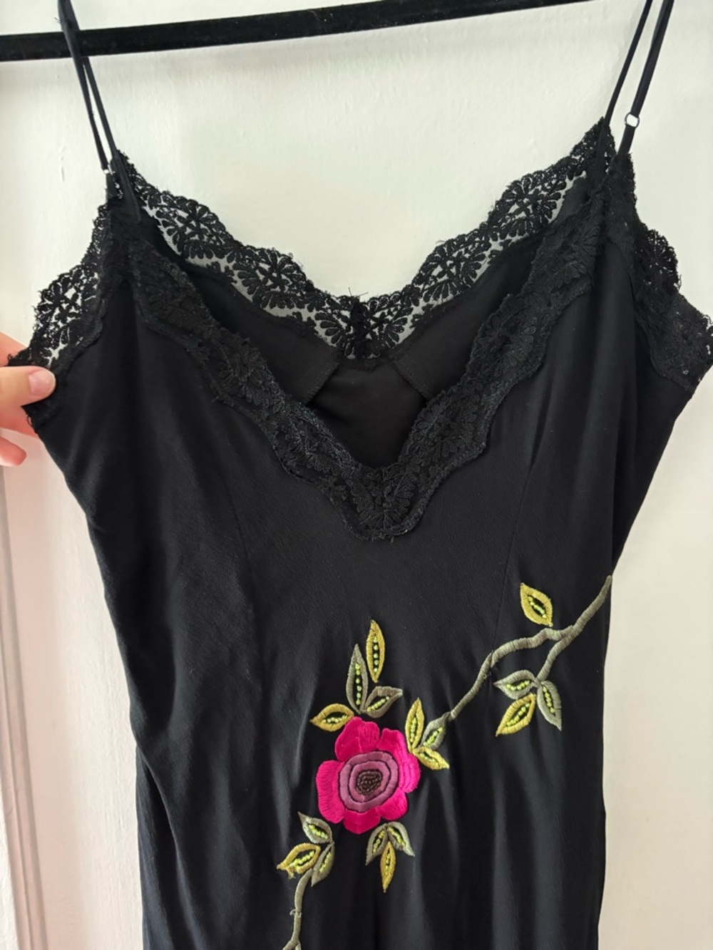Cache x Sue Wong Vintage Silk Floral Maxi Dress - Picture 7 of 8